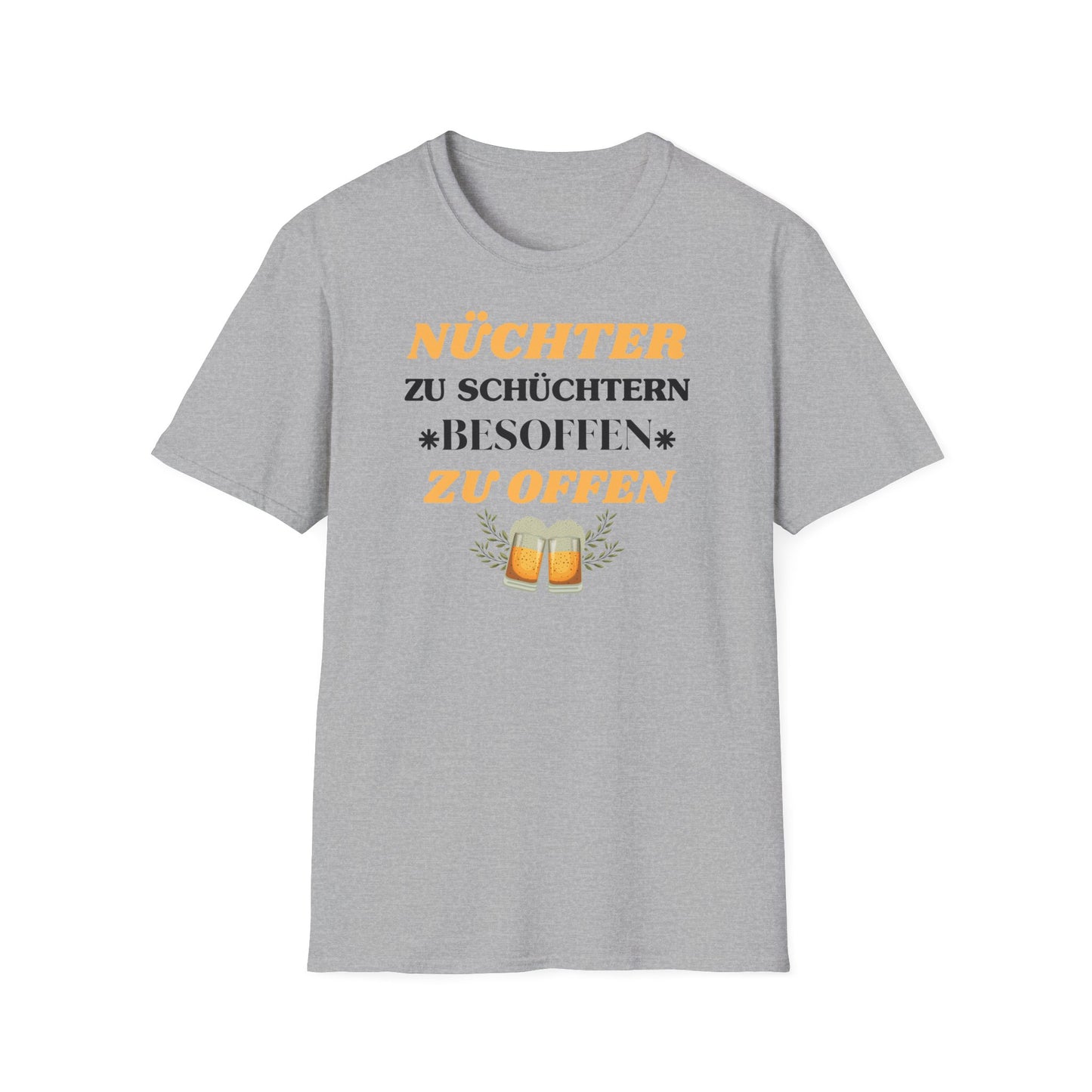 Nüchtern zu schüchtern // Basic Shirt