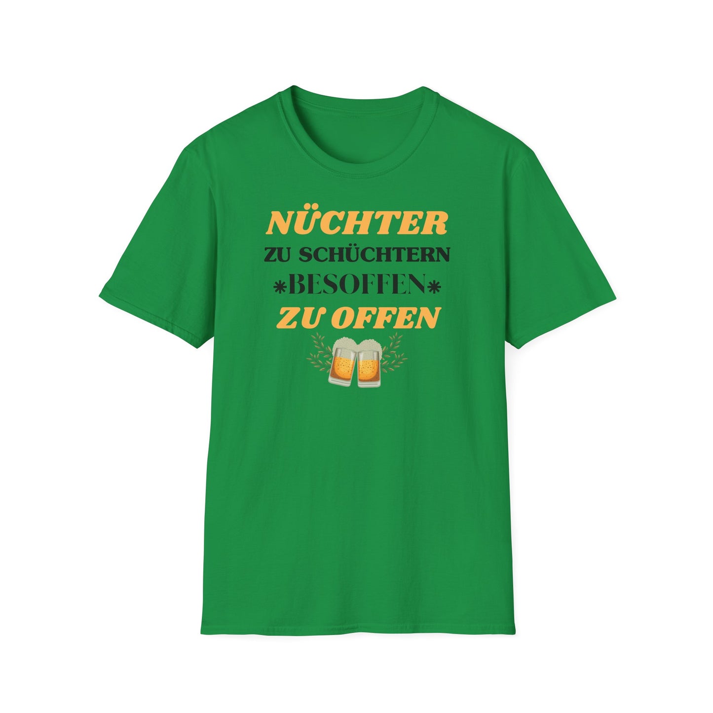 Nüchtern zu schüchtern // Basic Shirt